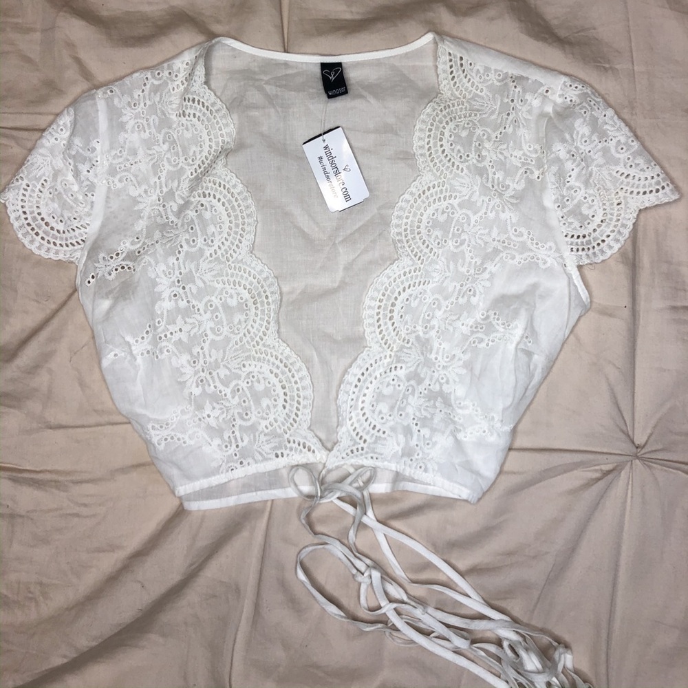 Laced Crop Top